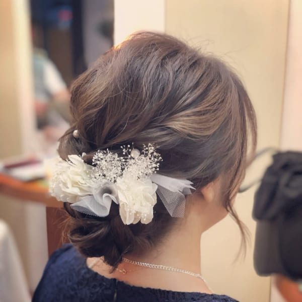 結婚式ヘアセット