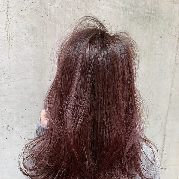 ブロッサムピンク×ゆる波ウェーブ|OAK×NACHUL