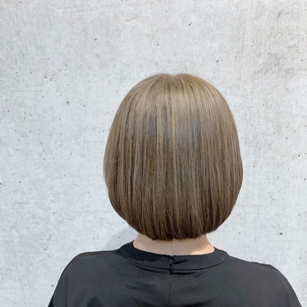ハイトーン大人ショートボブ20代30代40代50代|OAK×NACHUL