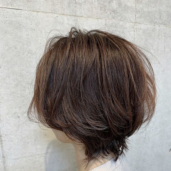 ハンサムショートラベージュ20代/30代/40代/50代