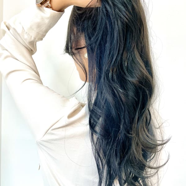 BARON Beauty ロング×ネイビー