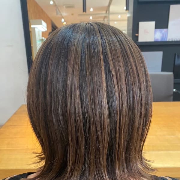 縮毛矯正/髪質改善/白髪染め/白髪ぼかし◆リシェール北越谷店