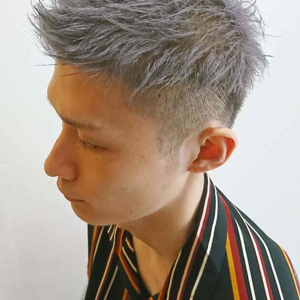 【GiseL】メンズ銀髪ショート|GiseL 六本松