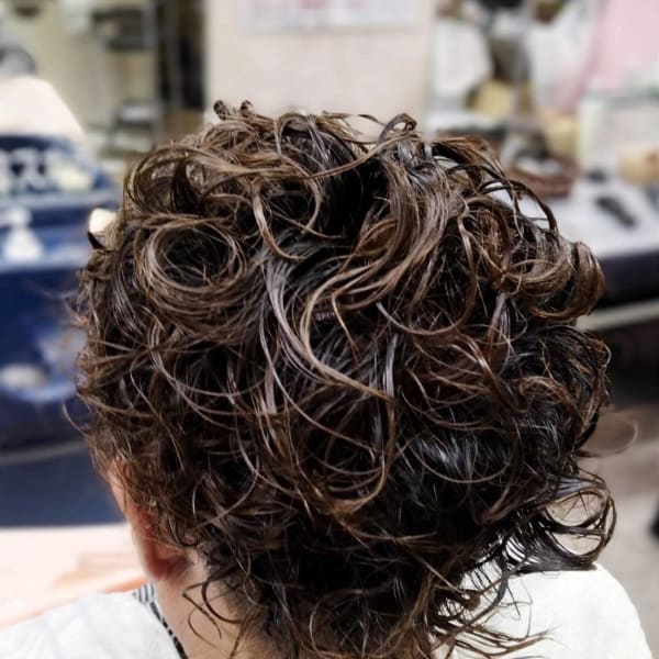 スパイラルパーマ