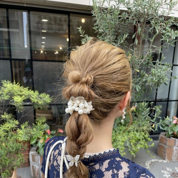 結婚式お呼ばれヘアスタイル