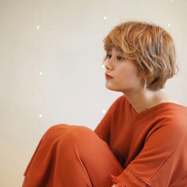 ハイトーンマッシュショート