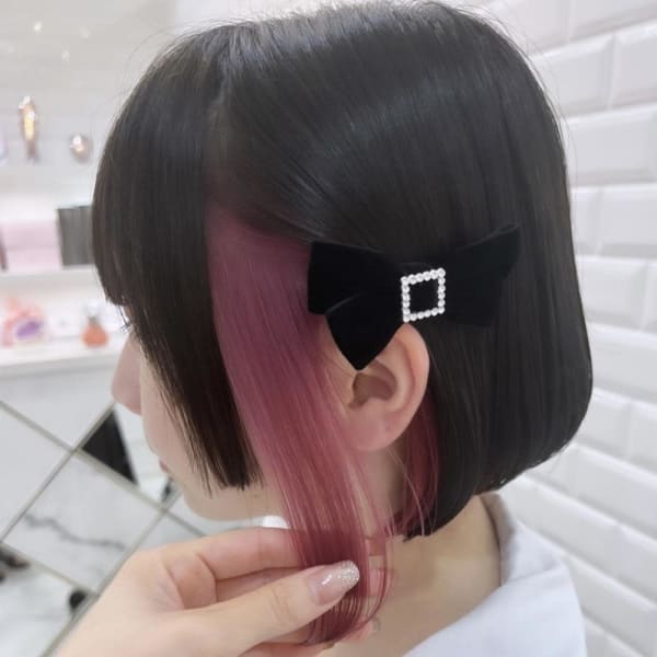 内巻きボブ×インナーピンク＊rina＊