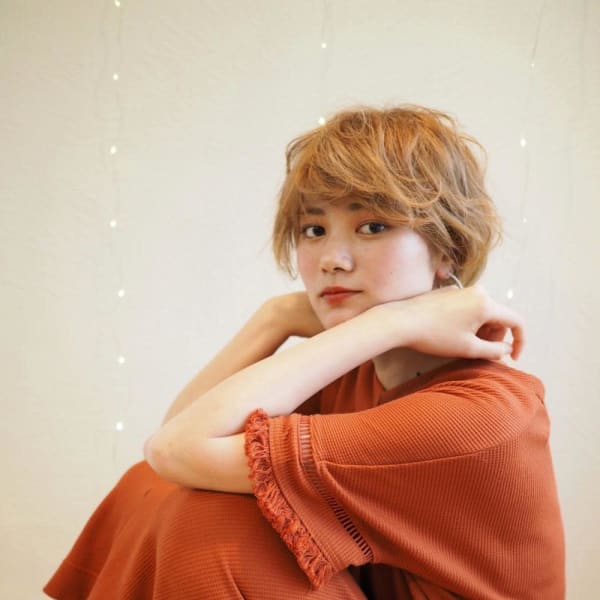 ハイトーンマッシュショート