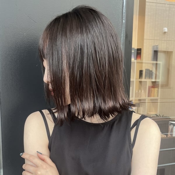 縮毛矯正とボブ