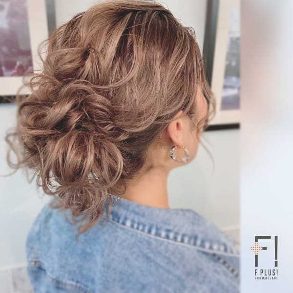 hairmake&nail F PLUS！×外国人風アップ