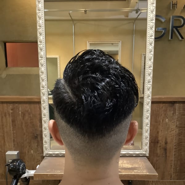 ハードパート　フェードスタイル|HAIR SPIRITS GRANCHE
