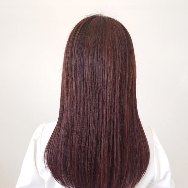 ピンクブラウンカラー