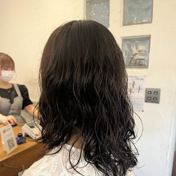 ふわふわパーマ