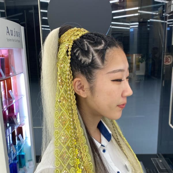 【 MIKU 】ハートコーンロウ★激カワ！