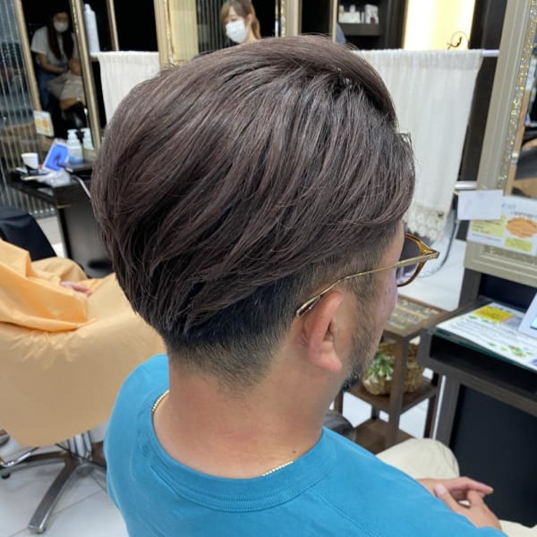 ダンディなメンズ2ブロミルクティーカラー錦糸町北口