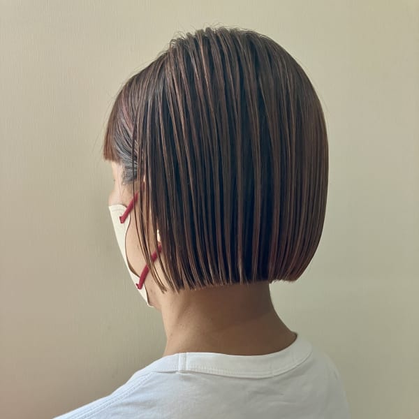 切りっぱなしボブ/ミニボブ