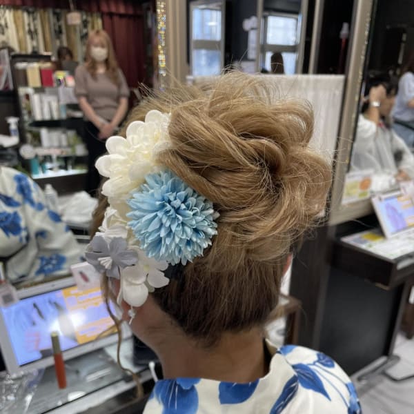 浴衣からパーティーヘアセットまでお任せ下さい【錦糸町】