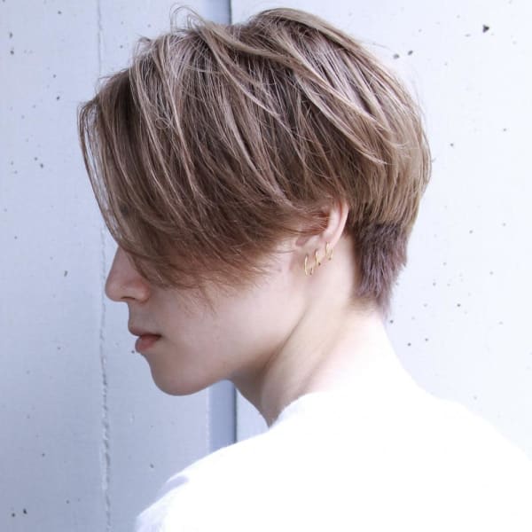 大人男性◎ 前下がりセンターパート［銀座］