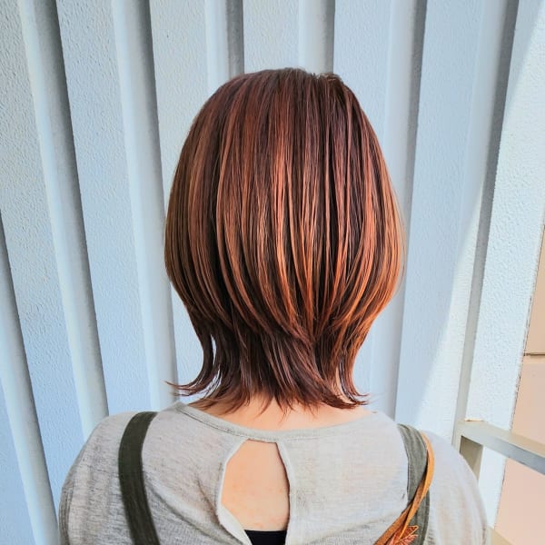 オレンジ×マッシュウルフ