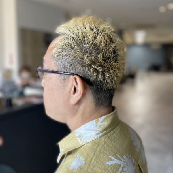 ROSE HIP 姪浜×メンズカットカラー ハイライトカラー