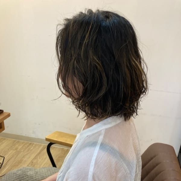 お客様髪質改善データ(パーマ後カット)