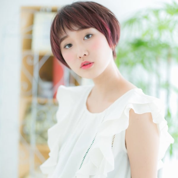 【浅草美容院HANARE】うぶバング×マッシュショートe