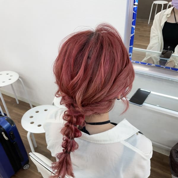 編みおろしヘア|Relation