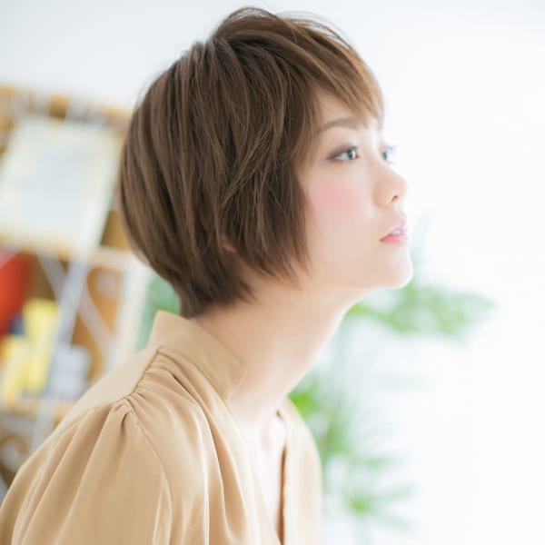 ふんわりマッシュショートミニウルフ