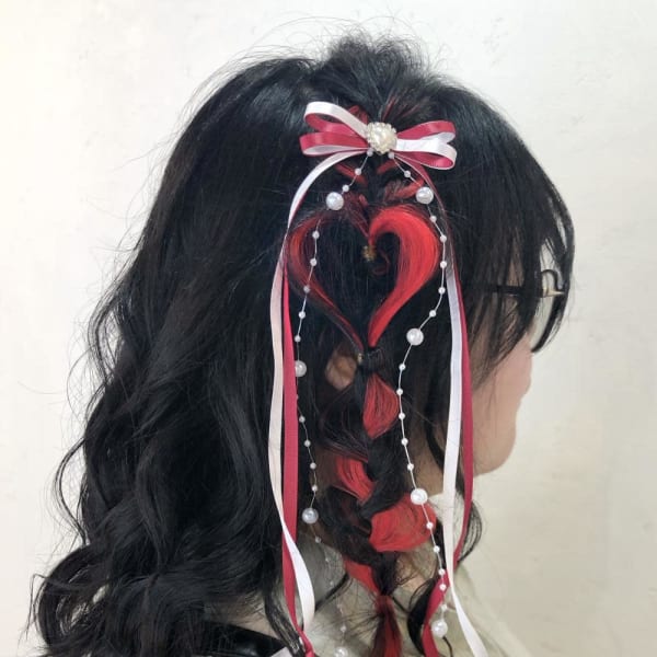 ハート×編みたらし
