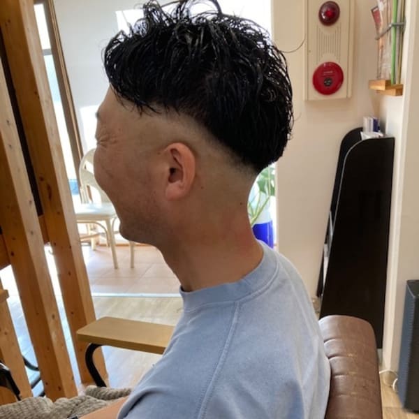 お客様髪質改善データ(メンズフェード)