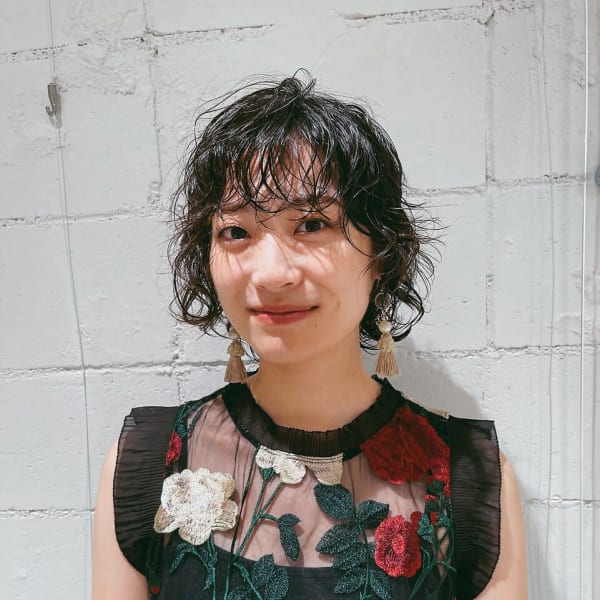 ボブウルフパーマ