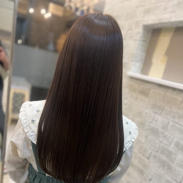 髪質改善を施したロングヘア|Salon de Couturier 中目黒
