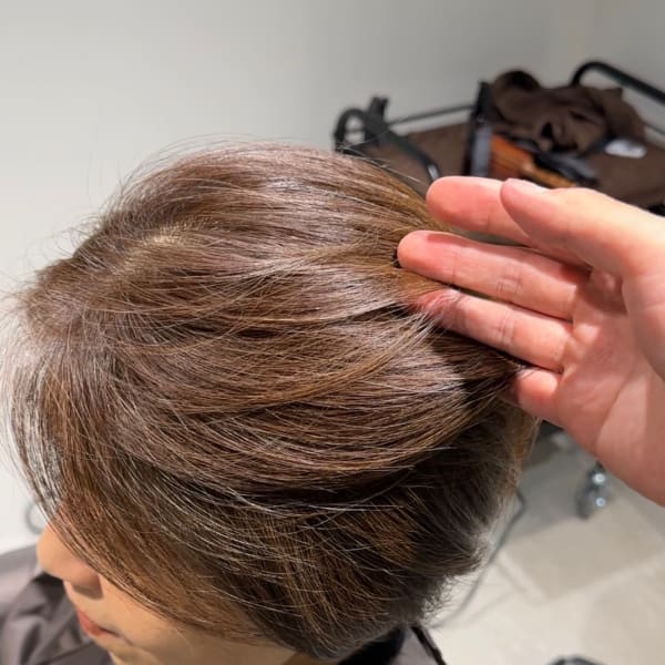 白髪ぼかしグレージュ|LEMEILL