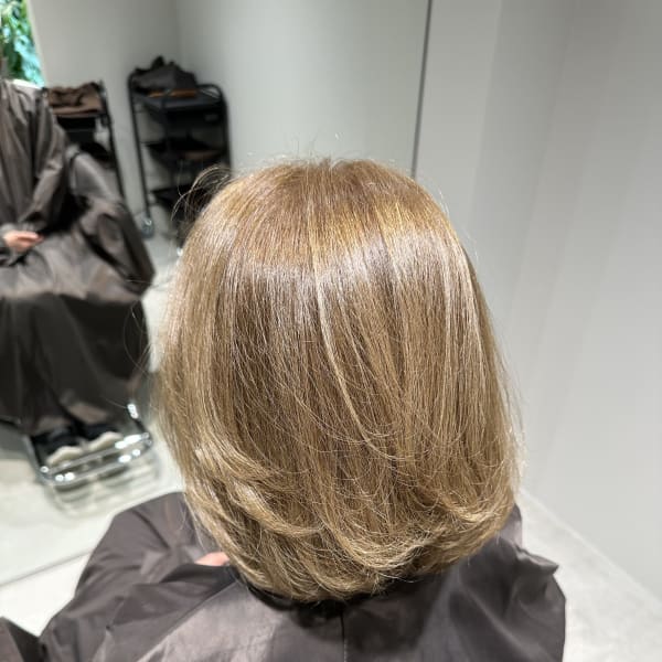 白髪ぼかしベージュ系|LEMEILL