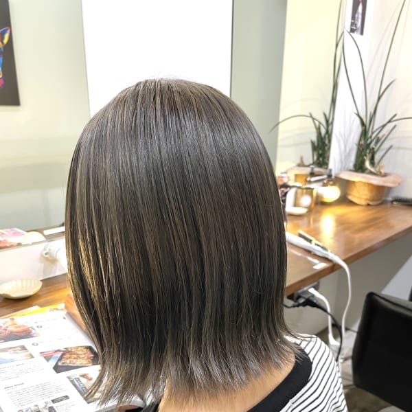 グレー✖︎ボブ
