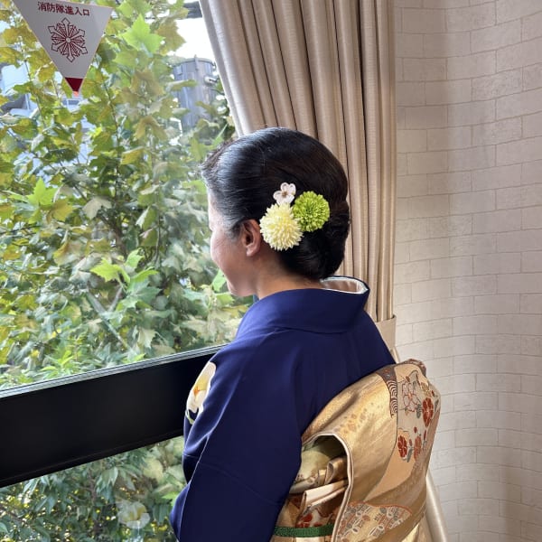訪問着着付け&ヘアセット