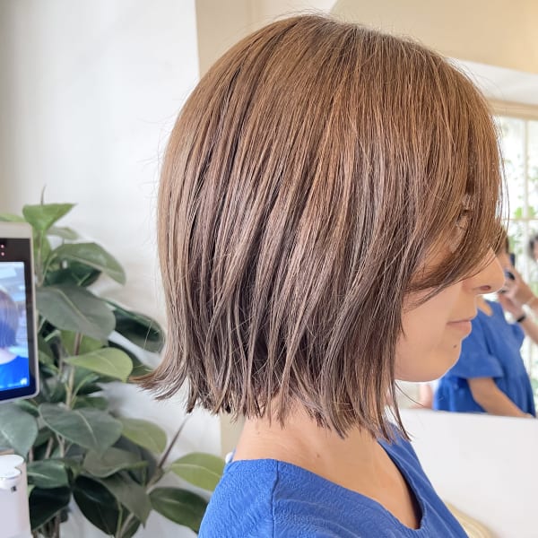 再現性◎スタイリング楽ちん大人ショートボブナチュラルボブ40