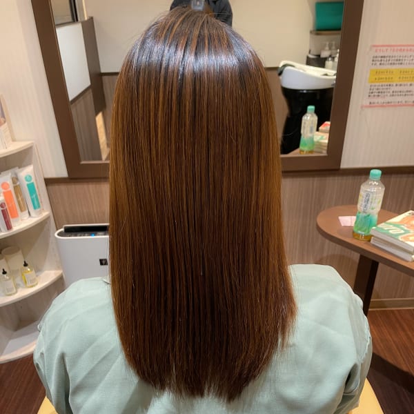 【三智也スタイル】実はこれ、乾かしただけの仕上がり♪美髪矯正|PRIDE ROCK HAIR