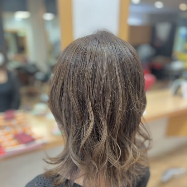 白髪ぼかしカラー