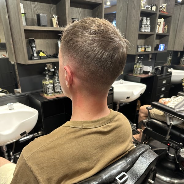 外国人風ビジネスフェードスタイル