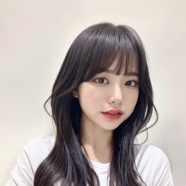 【艶感★韓国前髪】韓国風20代3韓国風カット/顔周りレイヤー