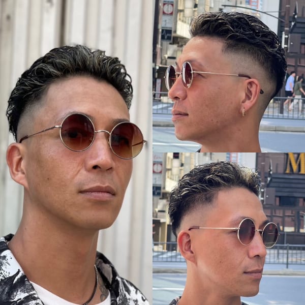 大人気Fade×Curly Style