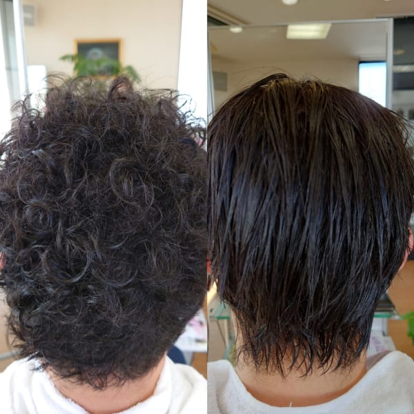 メンズビーワン縮毛矯正|La・beau