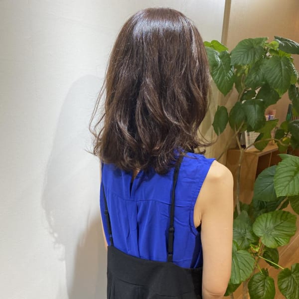 コテ巻き質感◇デジタルパーマ