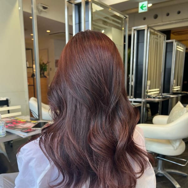 pink&red&brown|RAIN　hair&beauty神戸三宮