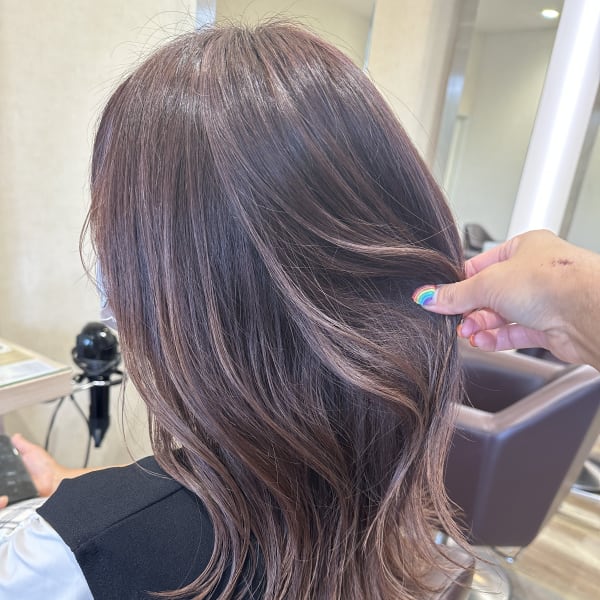 ブリーチハイライト×ピンクベージュ|reve by first