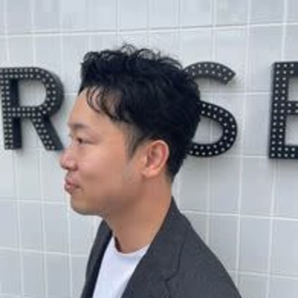 アップバンクツーブロックニュアンスパーマ