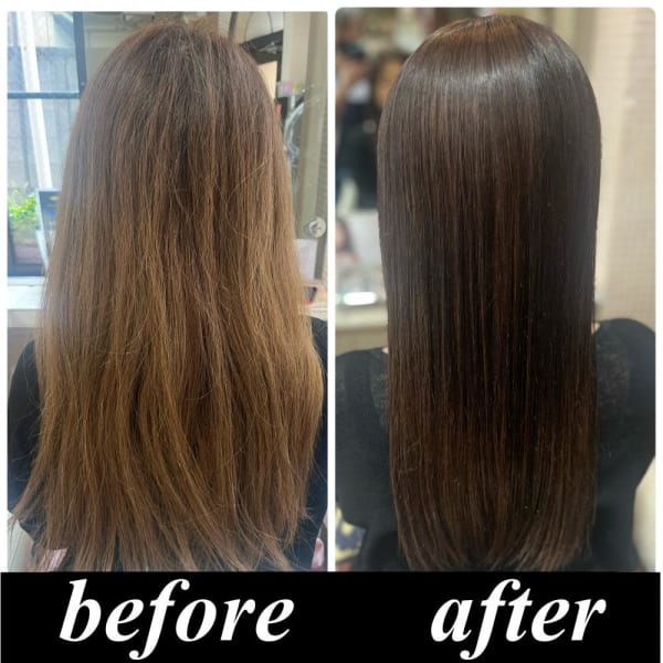 田中式シルク酸性ストレート＆イルミナカラー