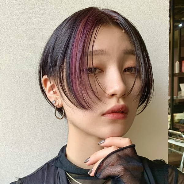 【 ハンサムショート × デザインインナーカラー 】浅野美紀
