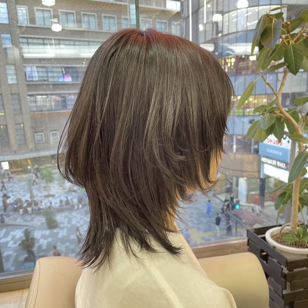 結んでもおろしても可愛いウルフスタイル wolf cut